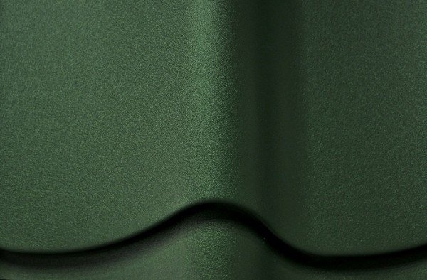 Металлочерепица (Корея) Матовое покрытие, Зеленая