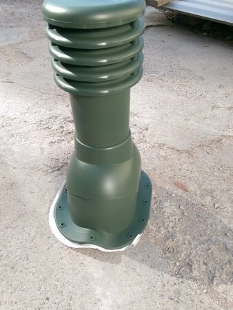 Вентиляционный выход на металлочерепицу (Зеленый)